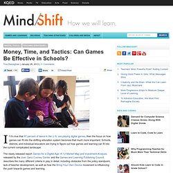 Money, Time, and Tactics: Can Games Be Effective in Schools?