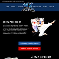 Taekwondo Program in Fairfax