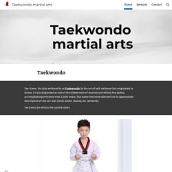 Taekwondo martial arts