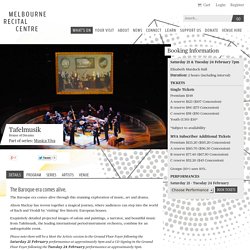 Tafelmusik - Melbourne Recital Centre