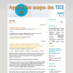 blog - Agence des Usages des TICE - 92