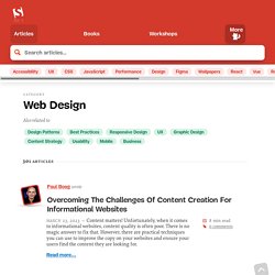 Tag "Web Design" on Smashing Magazine