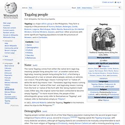 Tagalog people