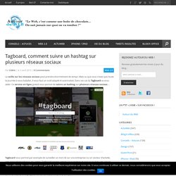 Tagboard, comment suivre un hashtag sur plusieurs réseaux sociaux