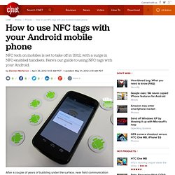 How to use NFC tags with your Android mobile phone
