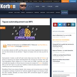 Taguez automatiquement vos MP3 « Korben Korben
