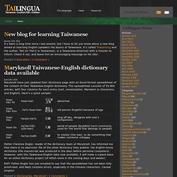 Introducing the Taiwanese Language