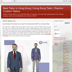 Some Reason That Guide You to Avail The Customised Outfit From an Expert Tailor