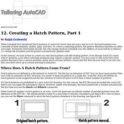 Tailoring AutoCAD - Lesson #12