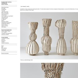 Tailormade Vases : NOAM DOVER & MICHAL CEDERBAUM
