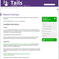 Replace TrueCrypt
