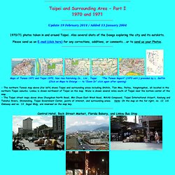 Taipei and Surrounding Area - Part I