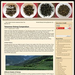 Taiwanese Oolong Compendium