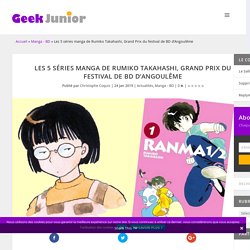 Les 5 séries manga de Rumiko Takahashi, Grand Prix du festival de BD d'Angoulême
