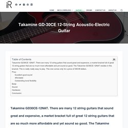 Takamine GD-30CE 12-String Acoustic-Electric Guitar - instroreview.com