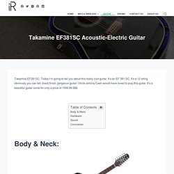 Takamine EF381SC Acoustic-Electric Guitar - instroreview.com