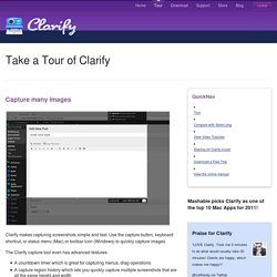 Take a tour of Clarify