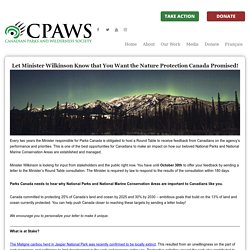 Take Action - CPAWS