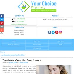 Take Charge of Your High Blood Pressure