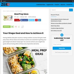 Take a look at these amazing Meal Prep Ideas