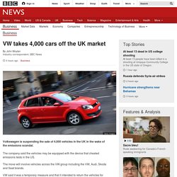 VW takes 4,000 cars off the UK market - BBC News