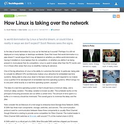 How Linux is taking over the network