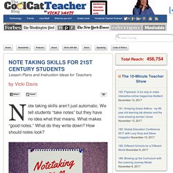 Note Taking Skills for 21st Century Students