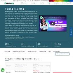 Talend Certification Course & Online Training