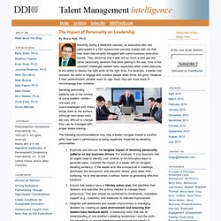 DDI’s Talent Management Intelligence