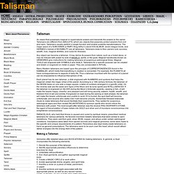 Talisman - PARAPSYCHOLOGYinfo.com