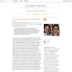 Talking Brains: Two new ways the mirror system claim is losing steam