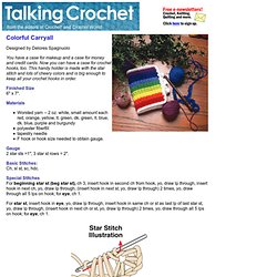 Talking Crochet ...Colorful Carryall