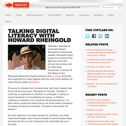 Talking Digital Literacy with Howard Rheingold