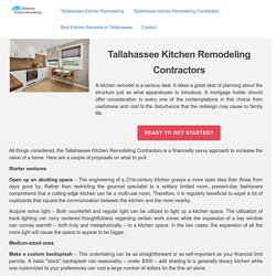 Tallahassee Kitchen Remodeling Contractors