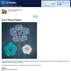 tallennl: 3-in-1 Flower Pattern