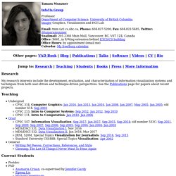Tamara Munzner, UBC Home Page