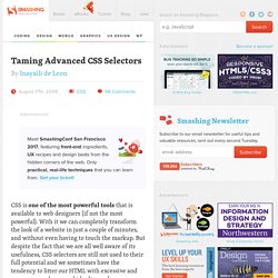 Taming Advanced CSS Selectors