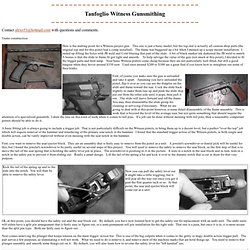 Tanfoglio Witness Gunsmithing