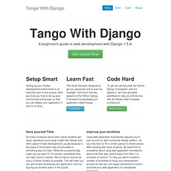 How to Tango with Django: A Python Django Tutorial