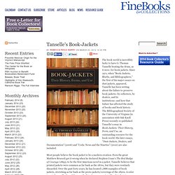 Tanselle's Book-Jackets - The Fine Books Blog