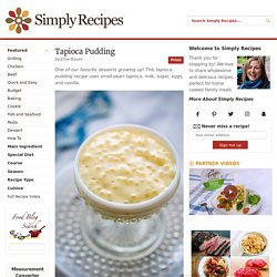 Tapioca Pudding Recipe