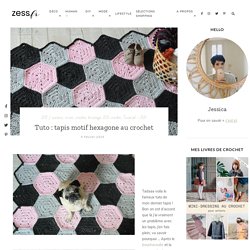 Tuto : tapis motif hexagone au crochet