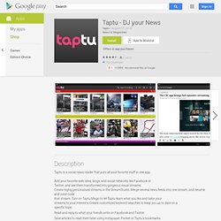 Taptu - Der Nachrichten-DJ - Android Apps auf Google Play