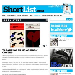 Tarantino Films As Book Covers - Design