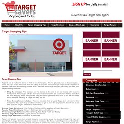 Target Shopping Tips - Target Savers