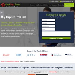 Buy Targeted Email List