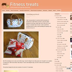 Handbag workout targeting the glutes