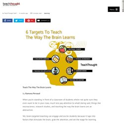 6 Targets To Teach The Way The Brain Learns