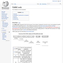 TARIC code