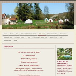 Tarifs - yourtes-ailette-aisne.com